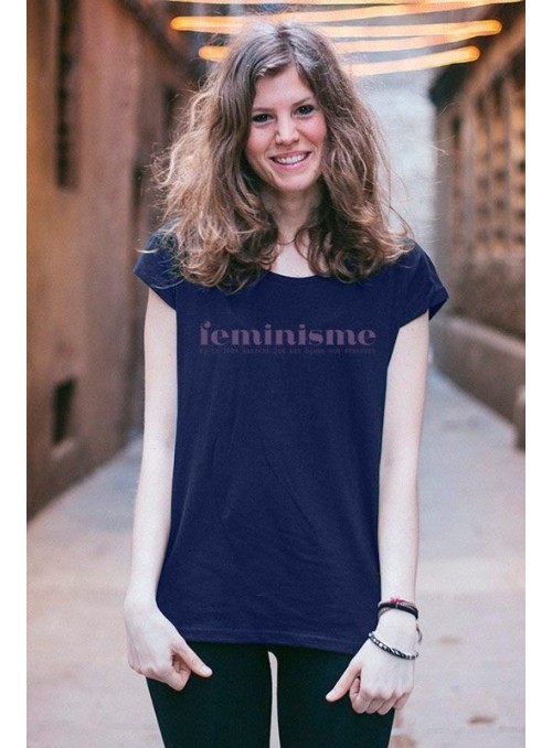 Camiseta Feminista- Color azul
