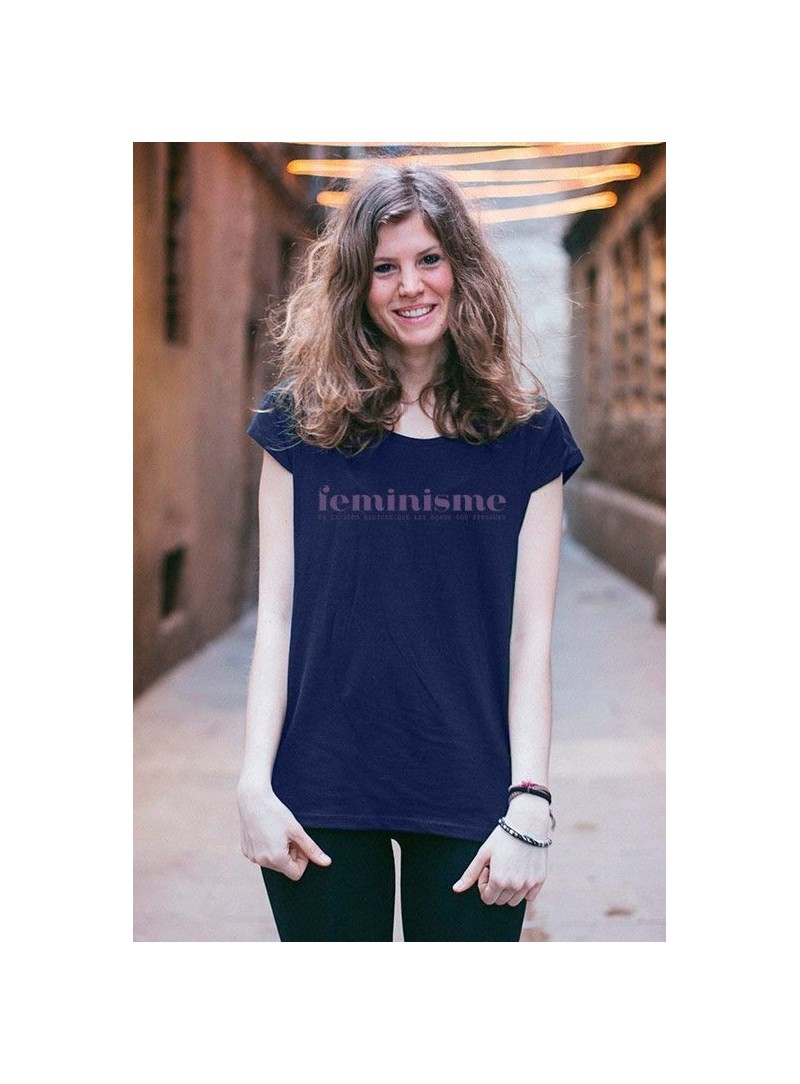 Camiseta Feminista- Color azul
