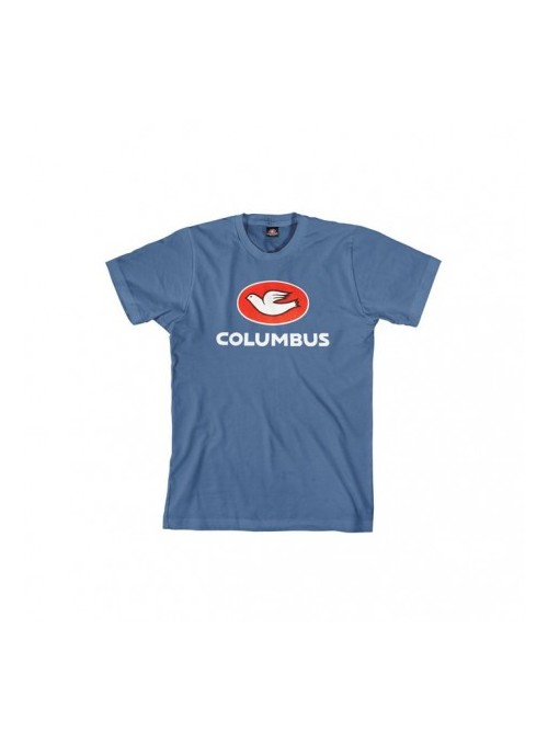 Camiseta Columbus - Azul Acero